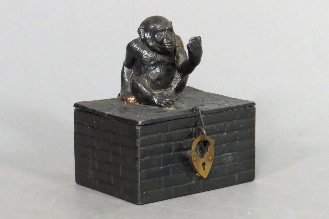 Monkey on Wall Lead Bank (1 of 2)