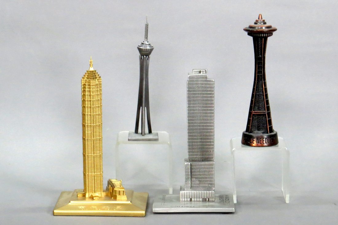 Lot of 4 Souvenir Buildings (1 of 1)