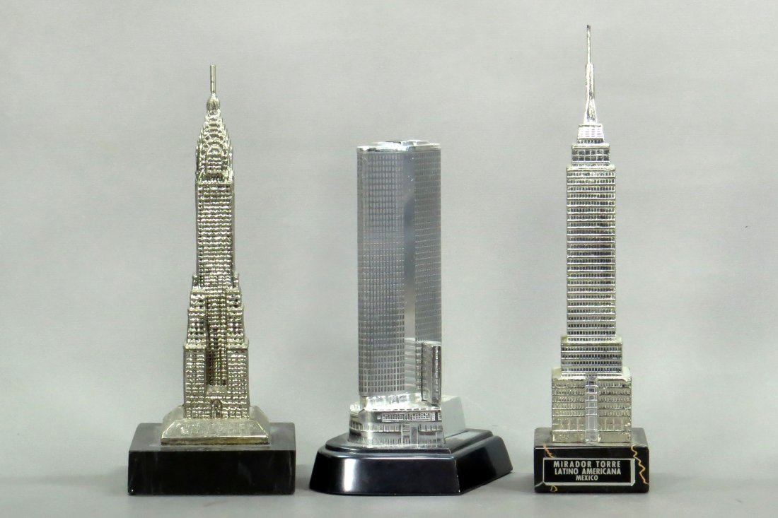 Lot of 3 Pot Metal Souvenir Bldgs. (1 of 1)