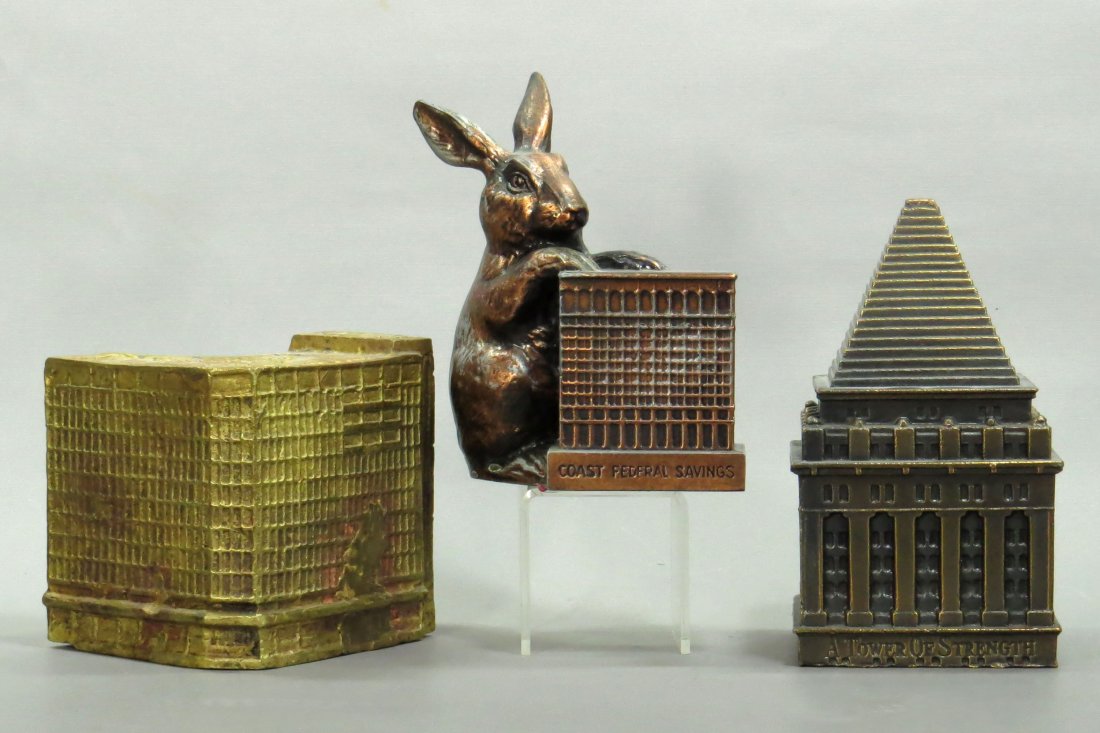 Lot of 3 Building Banks (1 of 3)