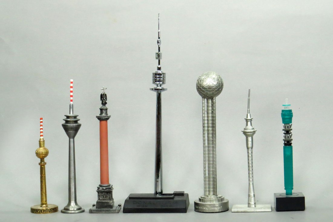 Lot of 7 Souvenir Towers (1 of 1)