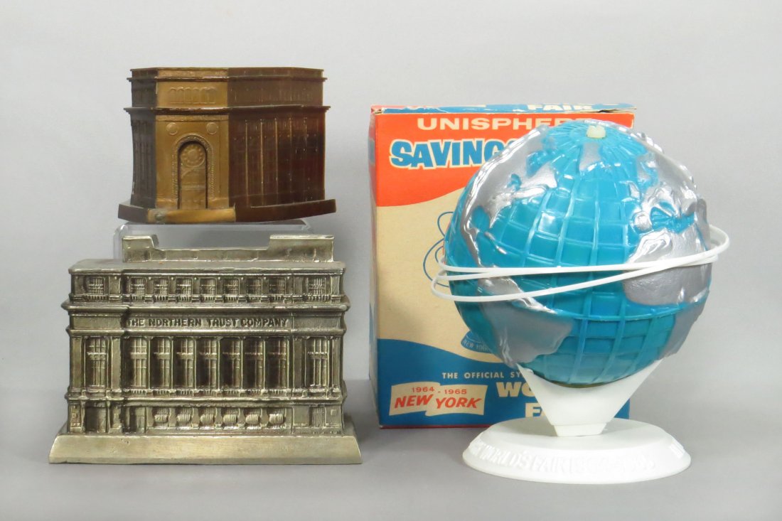 Lot of 4 Building Banks (1 of 1)