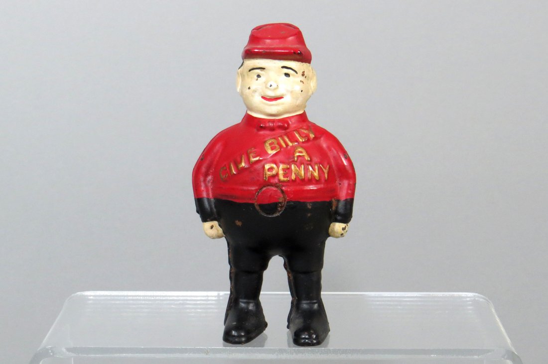 CI Billy Bounce, "Give Billy a Penny" Bank (1 of 2)