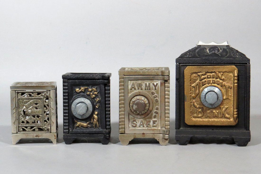 Lot of 4 CI Safe Banks (1 of 2)