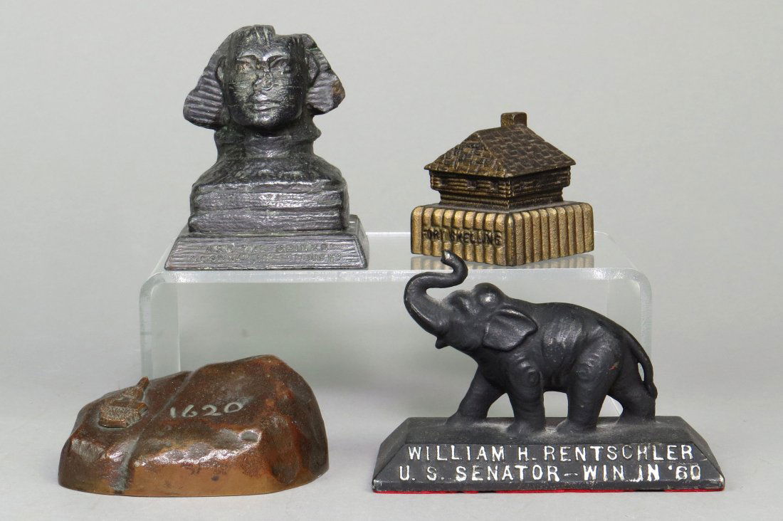 Lot of 4 Paperweights (1 of 1)