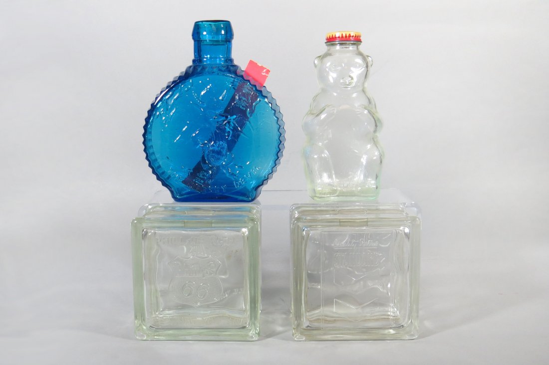 Lot of 4 Glass Adv. Banks (1 of 1)