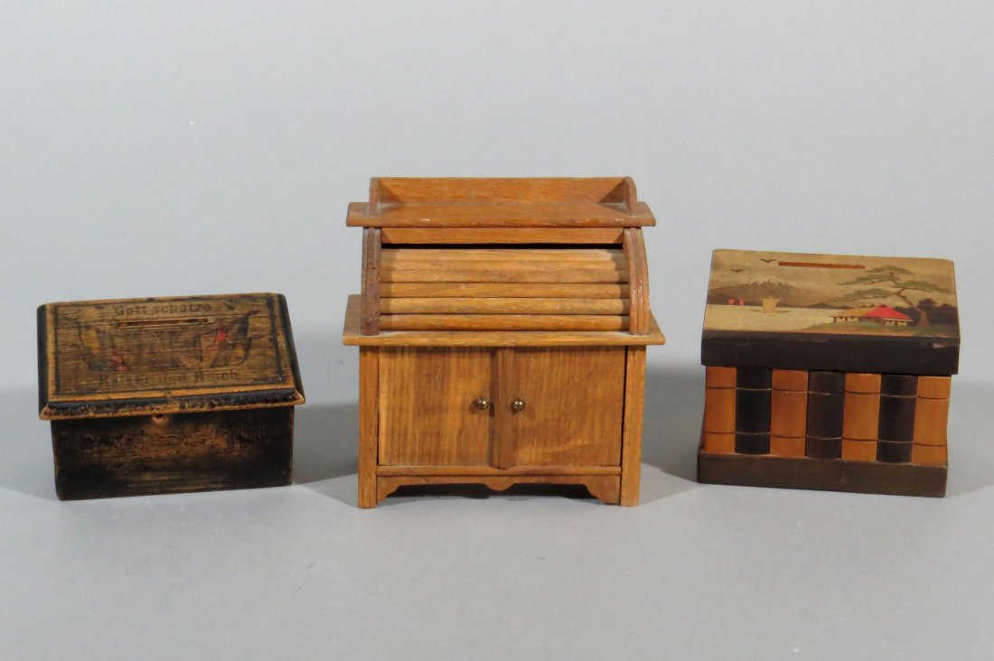 Lot of 3 Wood Banks (1 of 1)