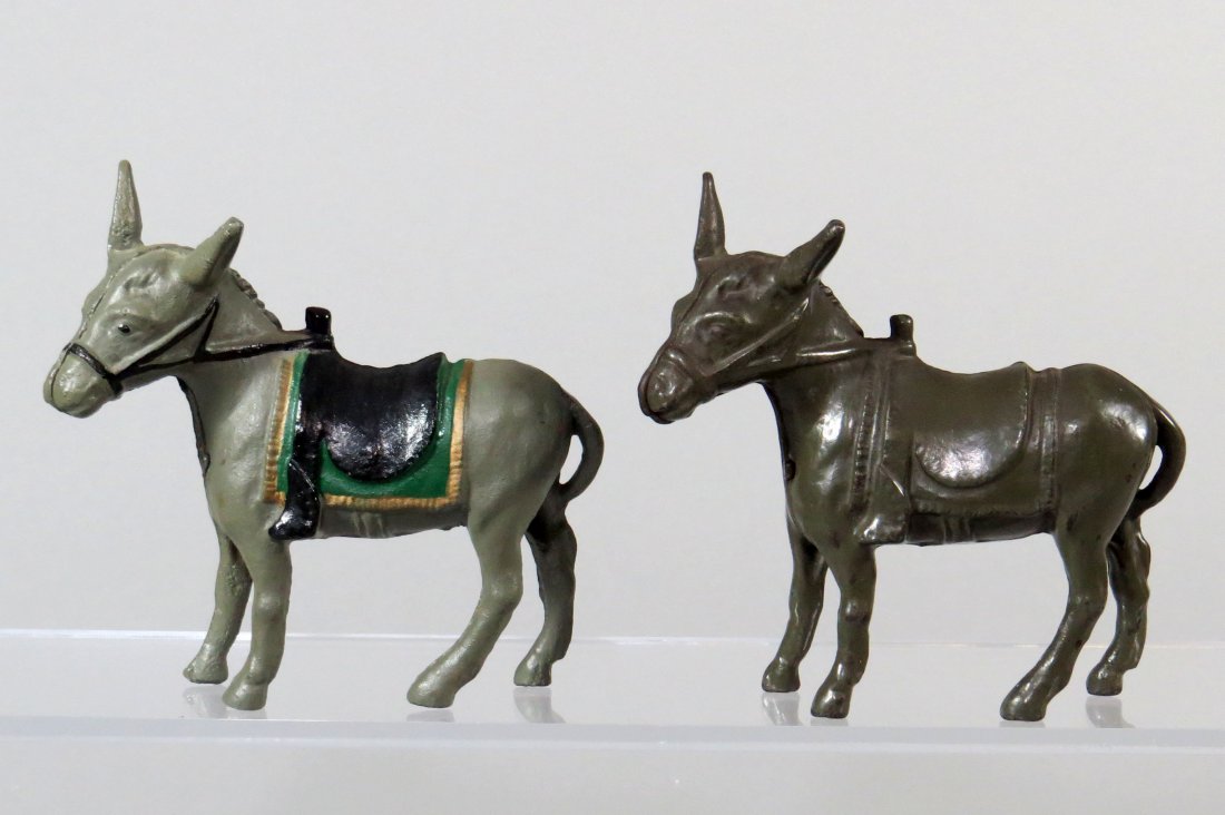 Lot of 2 CI Donkey Banks (1 of 2)