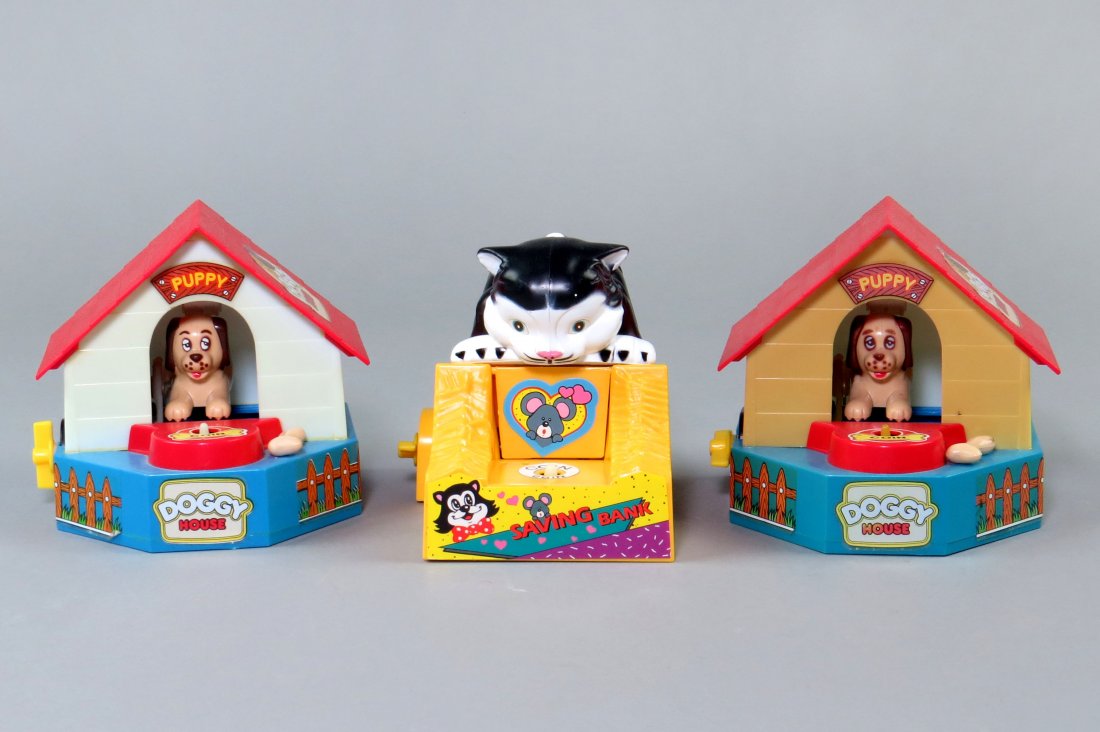 Lot of 3 Plastic Mechanical Banks (1 of 1)