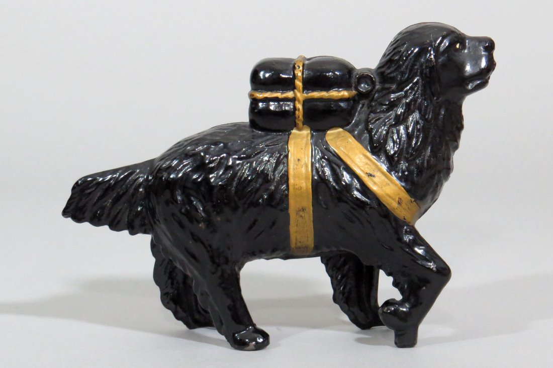 CI St. Bernard w/Pack Bank, Large (1 of 2)