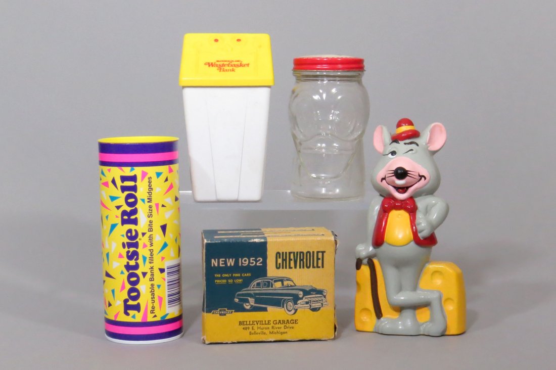 Lot of 5 Misc. Advertising Banks (1 of 2)