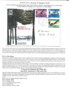 Flt Lt Ron Hicks hand signed colour copy of Escape from: Flt Lt Ron Hicks hand signed colour copy of Escape from Stalag Luft III RAF Escaping Society cover RAFES SC4. Good condition Est.