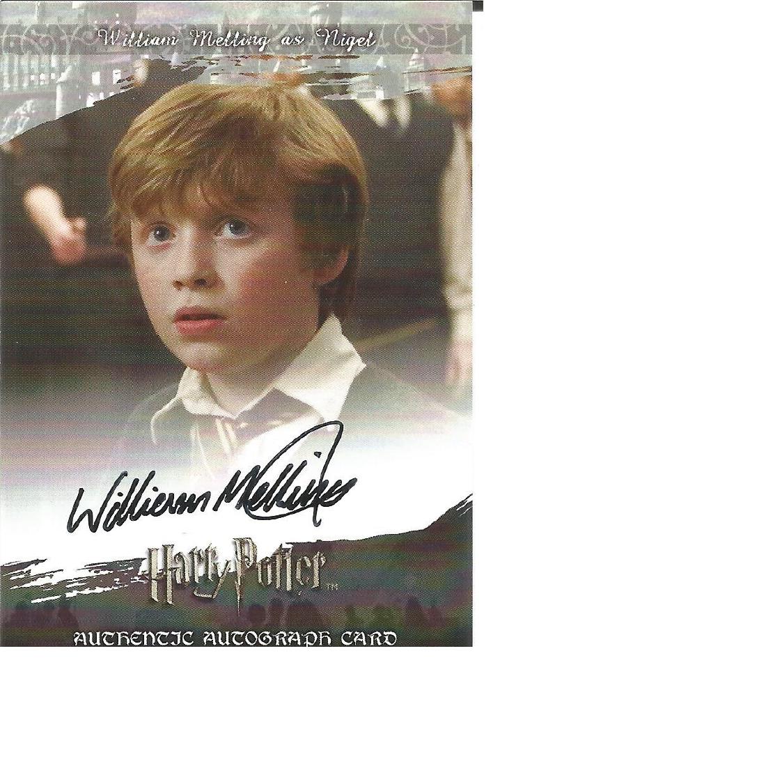 William Melling As Nigel Signed Harry Potter Feb 08 19 Chaucer Auctions In United Kingdom