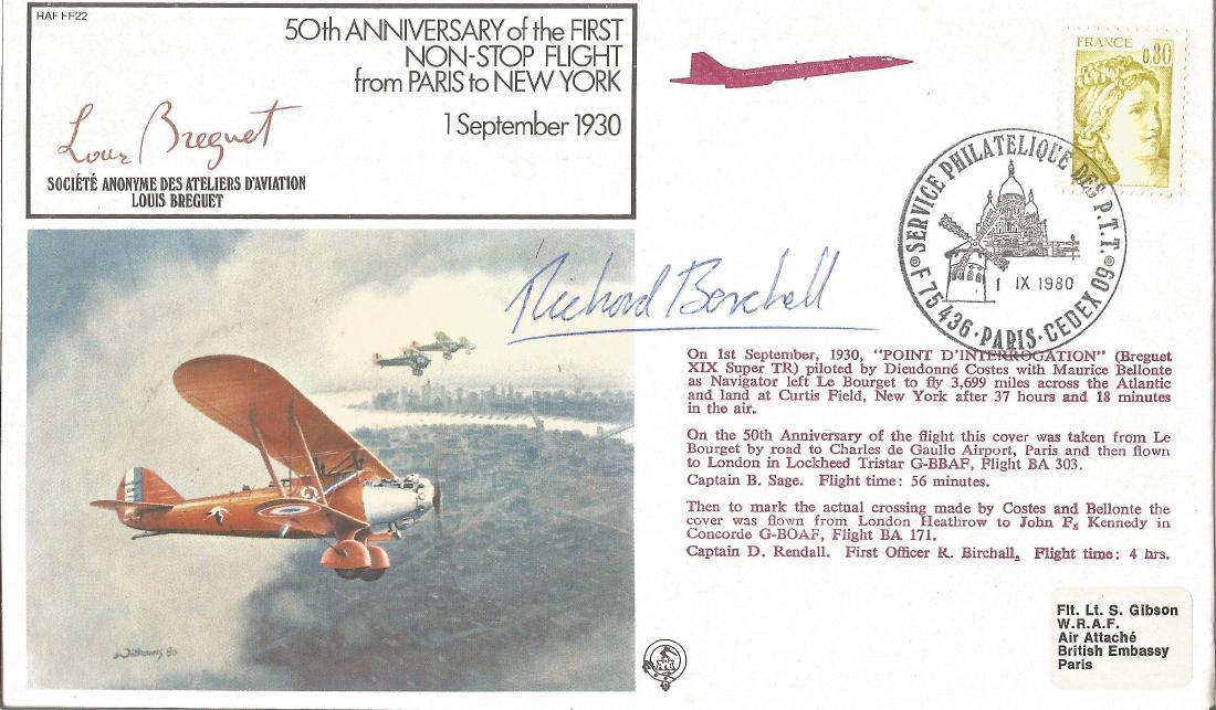 Concorde Flown FDC 50TH Anniversary of the First Non (1 of 1)