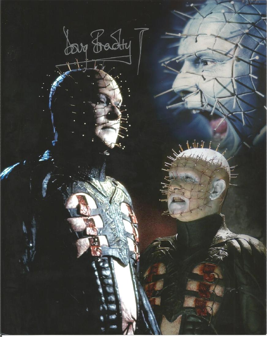 Doug Bradley Pinhead hand signed 10x8 photo. This (1 of 1)