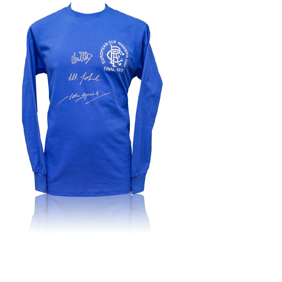 rangers 1972 signed shirt