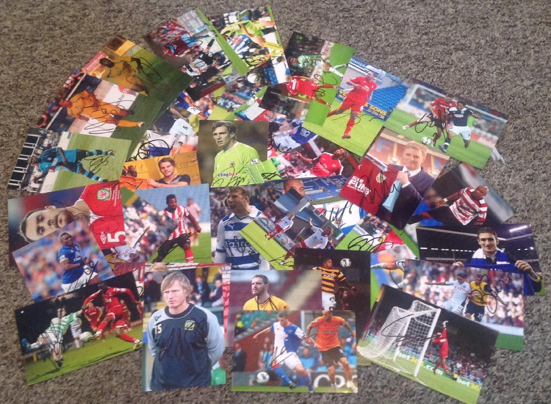 Football Collection 40, 6x4 signed colour photos from (1 of 1)