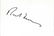 Richard Harris signed 6x4 white card. Good Condition.