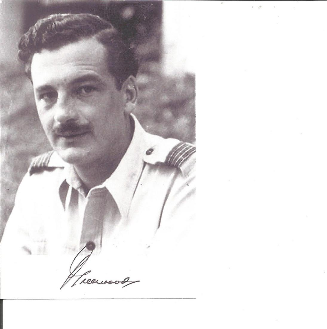 John Greenwood DFC hand written letter regarding: John Greenwood DFC hand written letter regarding attacking a formation of DO17s and 6 x 4 b/w photo from WW2 Battle of Britain historian Ted Sergison collection. Good Condition. All signed pieces come