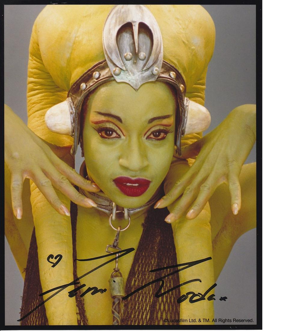 Femi Taylor Star Wars hand signed 10x8 photo. This (1 of 1)
