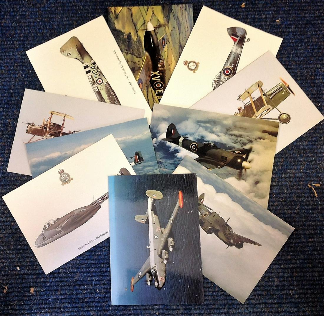 Aviation postcard collection includes 10 squadron print (1 of 1)