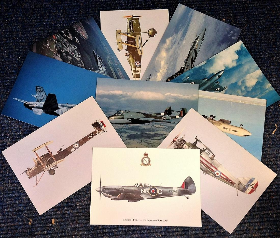 Aviation postcard collection includes 10 squadron print (1 of 1)