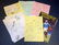 Sport collection 6 A4 football team sheets includes