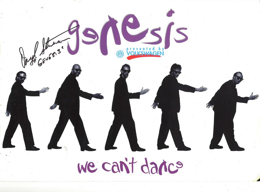 Daryl Stuermer signed Genesis programme. Signed on (1 of 1)