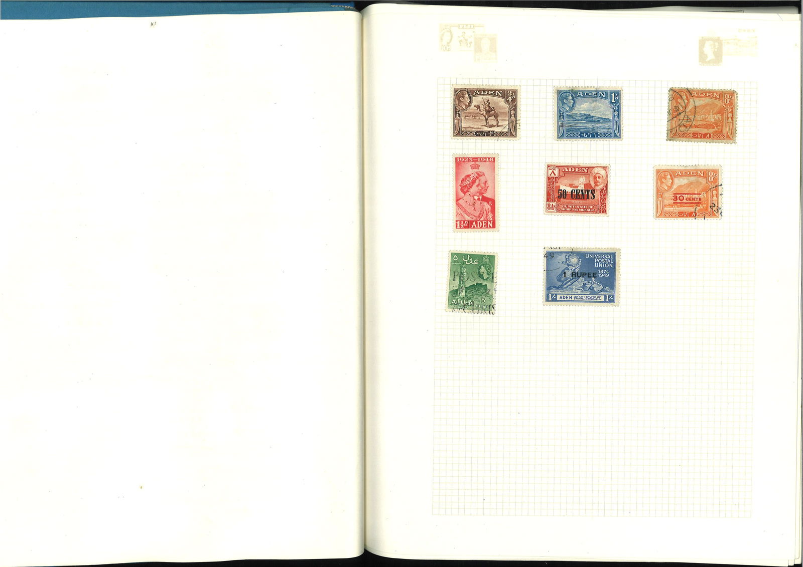 Concord stamp album containing 80 album sheets. Stamps (1 of 3)