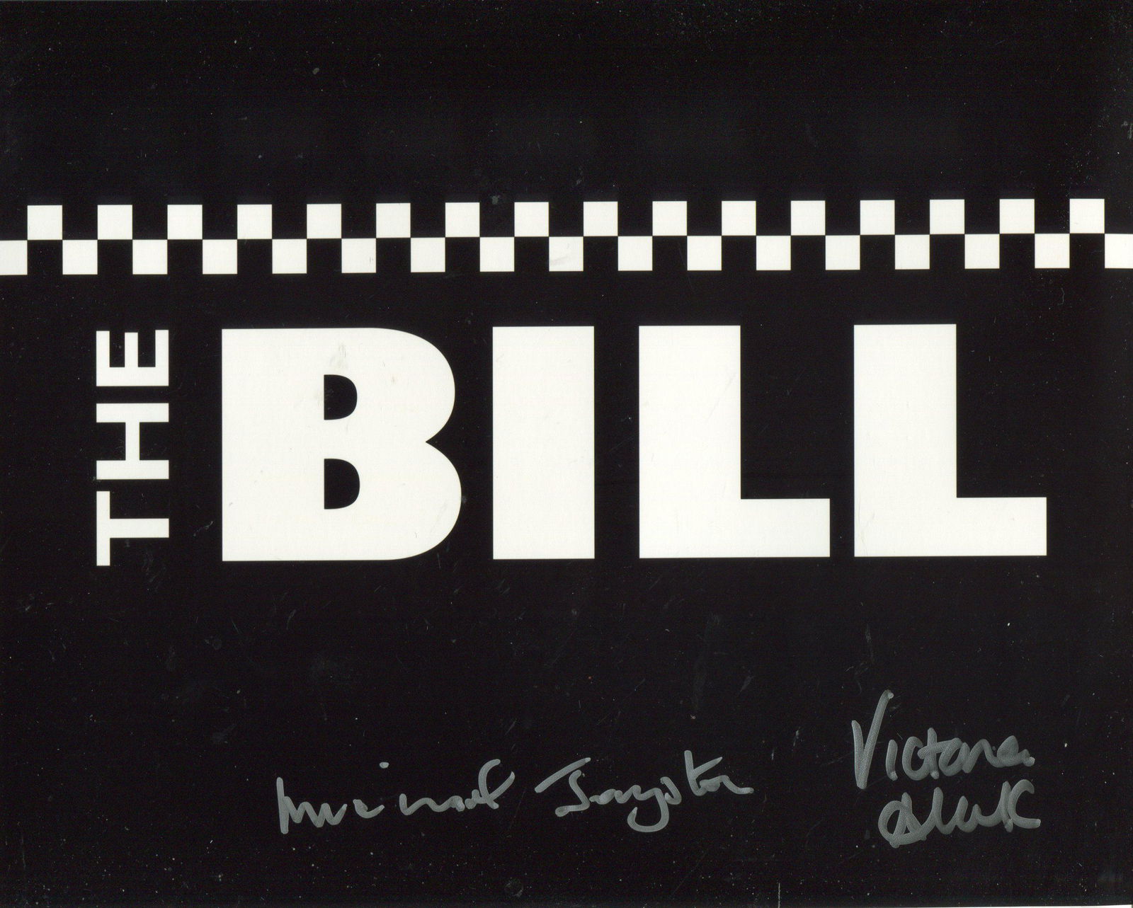 The Bill. 8x10 photo signed by actors Michael Jayston (1 of 1)