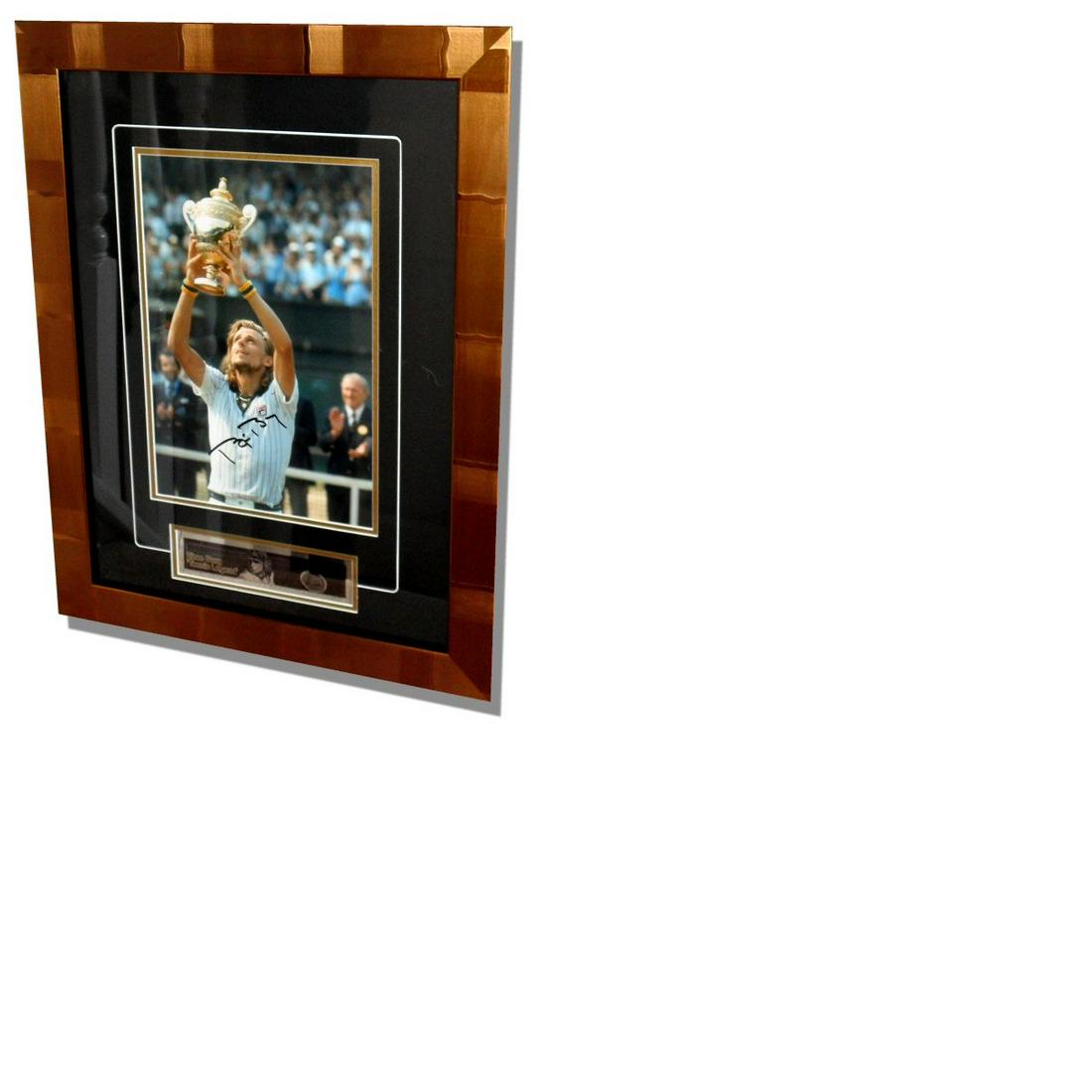 Bjorn Borg Signed 10 x 8 inch tennis photo. Nicely (1 of 1)