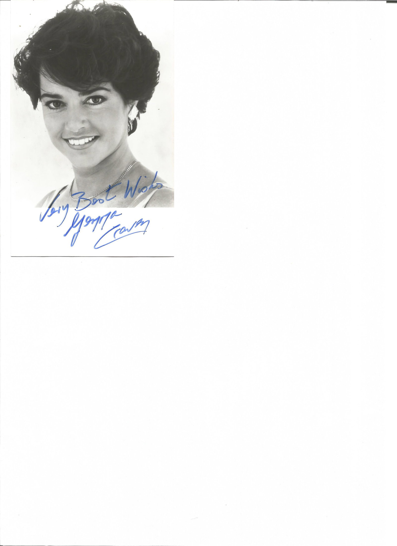 Gemma Craven signed 6x4 b/w photo Actress. Good (1 of 1)