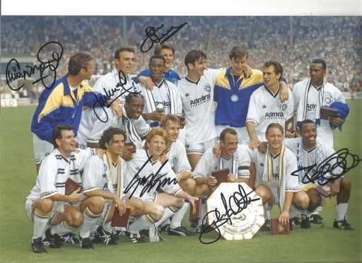 Leeds Legends Football Autographed 12 X 8 Photo A Feb 28 2020 Chaucer Auctions In United Kingdom