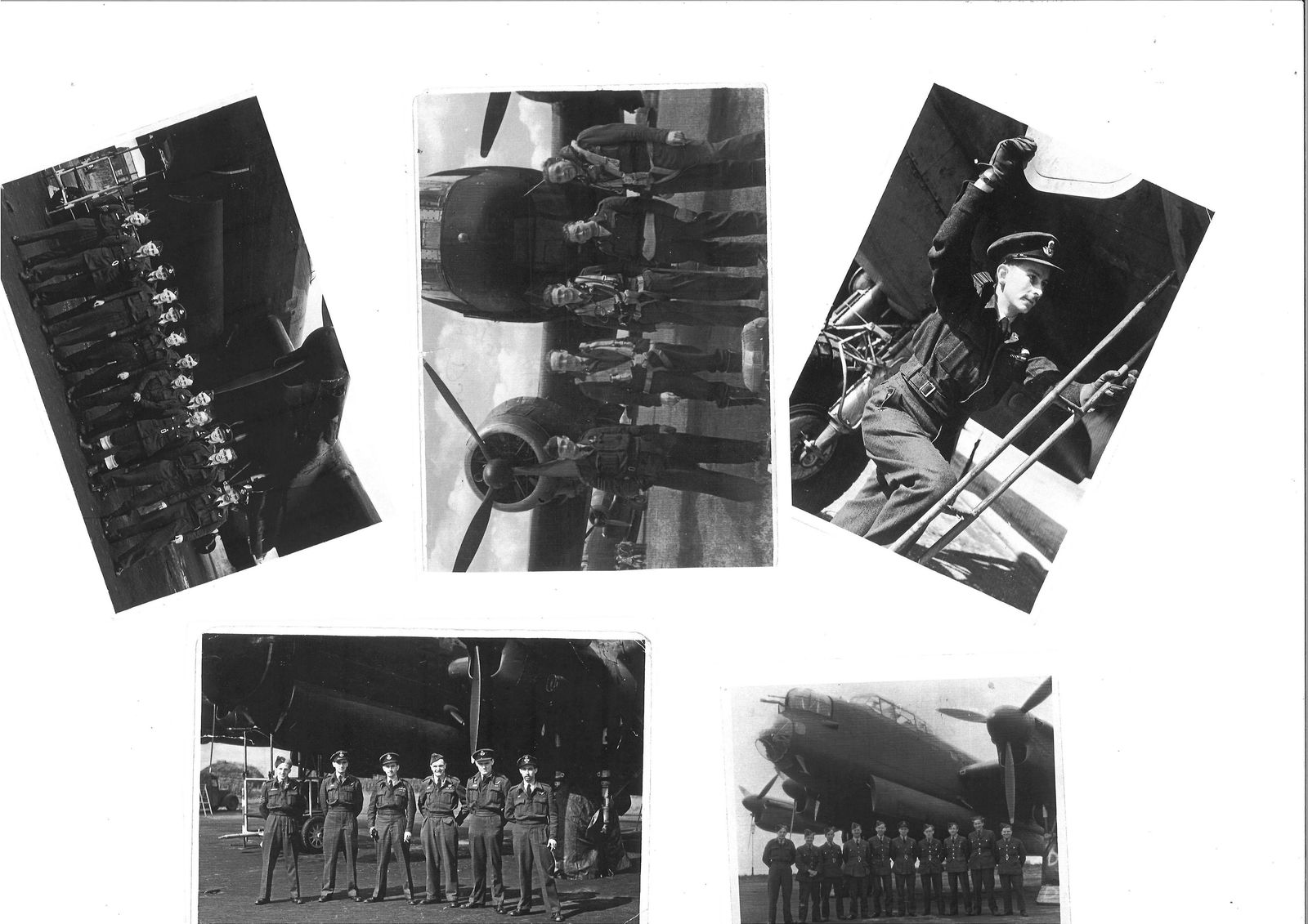 WW2 617 Sqn autographs and memorabilia from Dambuster: WW2 617 Sqn autographs and memorabilia from Dambuster Historian Jim Shortland, Notes and letters signed by Dambuster and Tirpitz raiders Les Munro, Albert Cherrington, Archie Johnson, Tom Bennett, lon