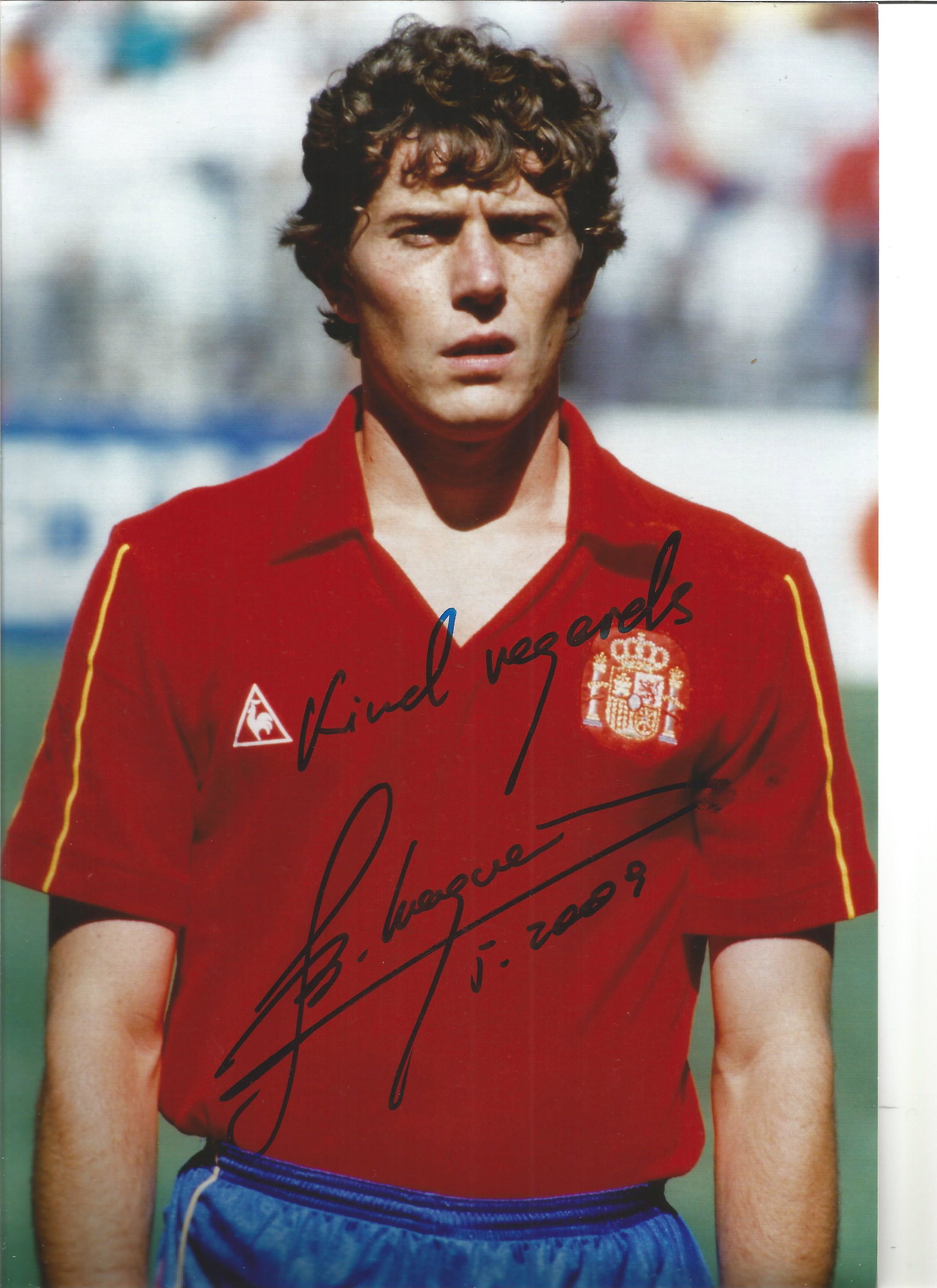 Emilio Butragueno Spain Signed 12 x 8 inch football: Emilio Butragueno Spain Signed 12 x 8 inch football photo. Good Condition. All autographs are genuine hand signed and come with a Certificate of Authenticity. We combine postage on multiple winning lo