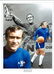 Ron Harris Chelsea Signed 16 x 12 inch football photo.