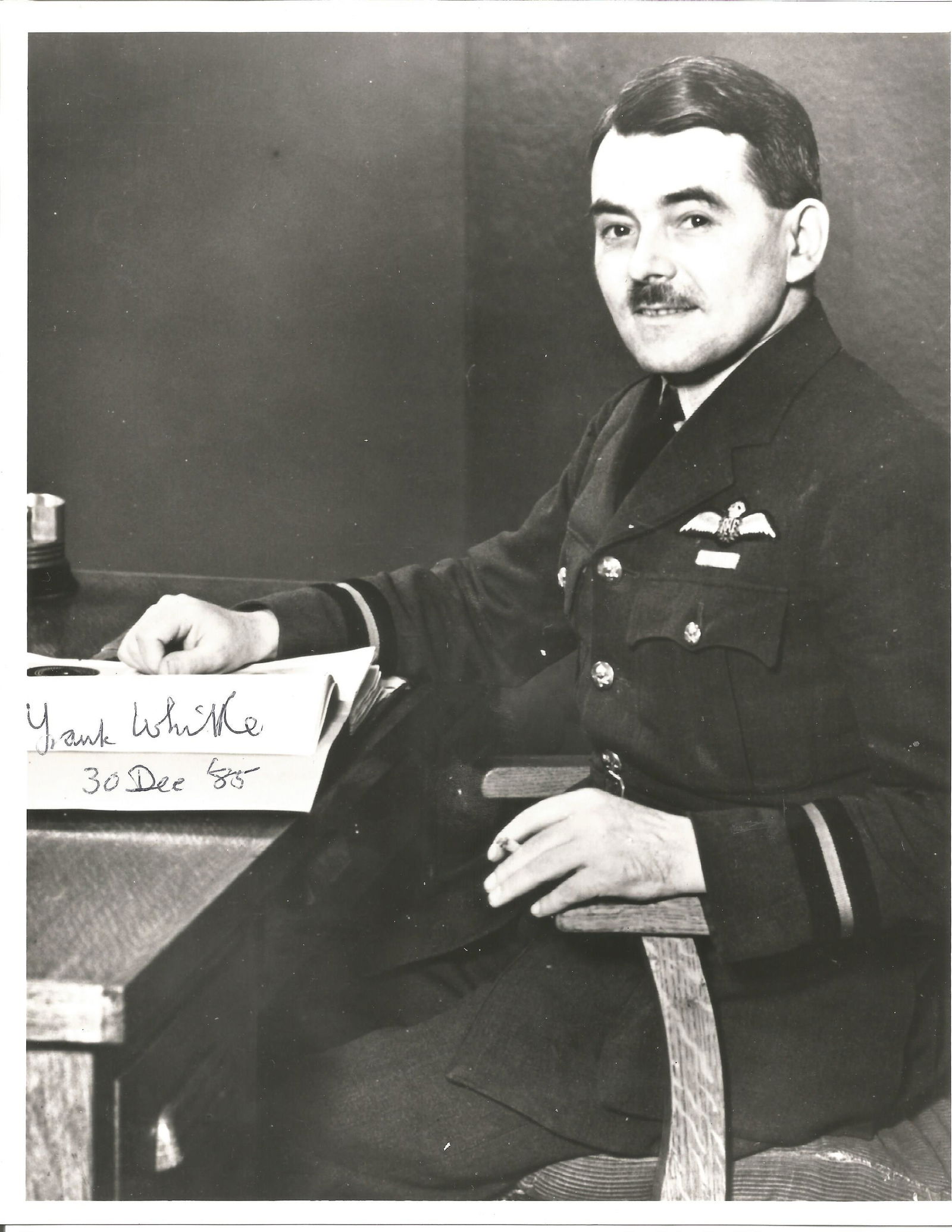 Sir Frank Whittle jet engine inventor signed 10 x 8 b/w (1 of 1)
