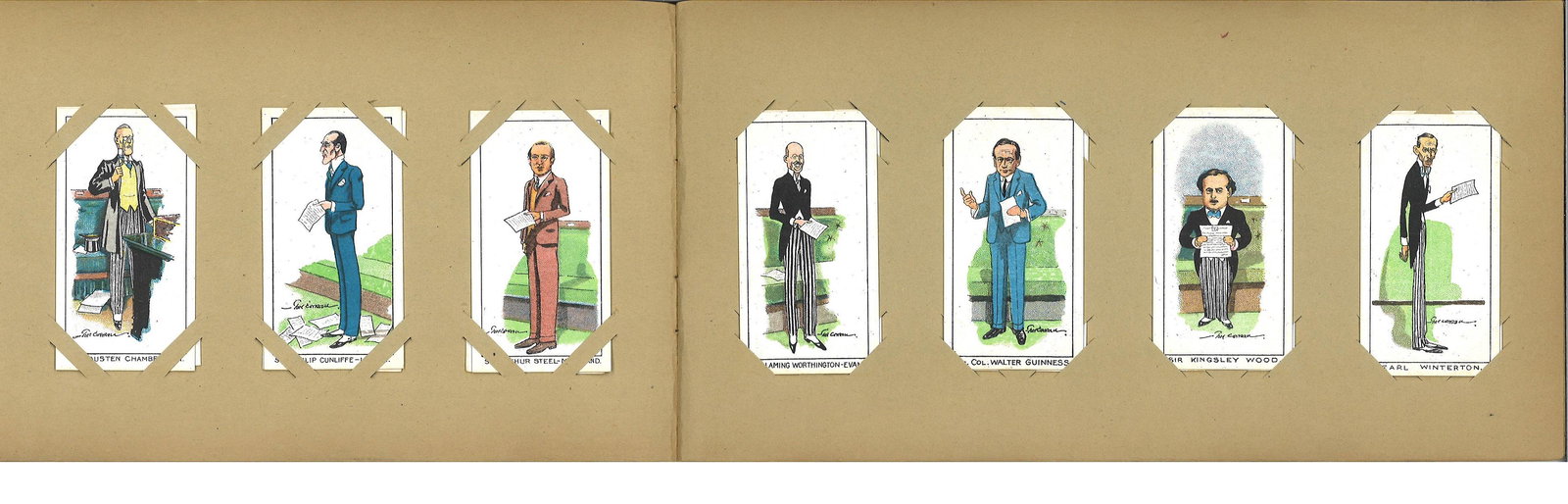 50 cigarette card collection issued in 1929 - notable (1 of 3)