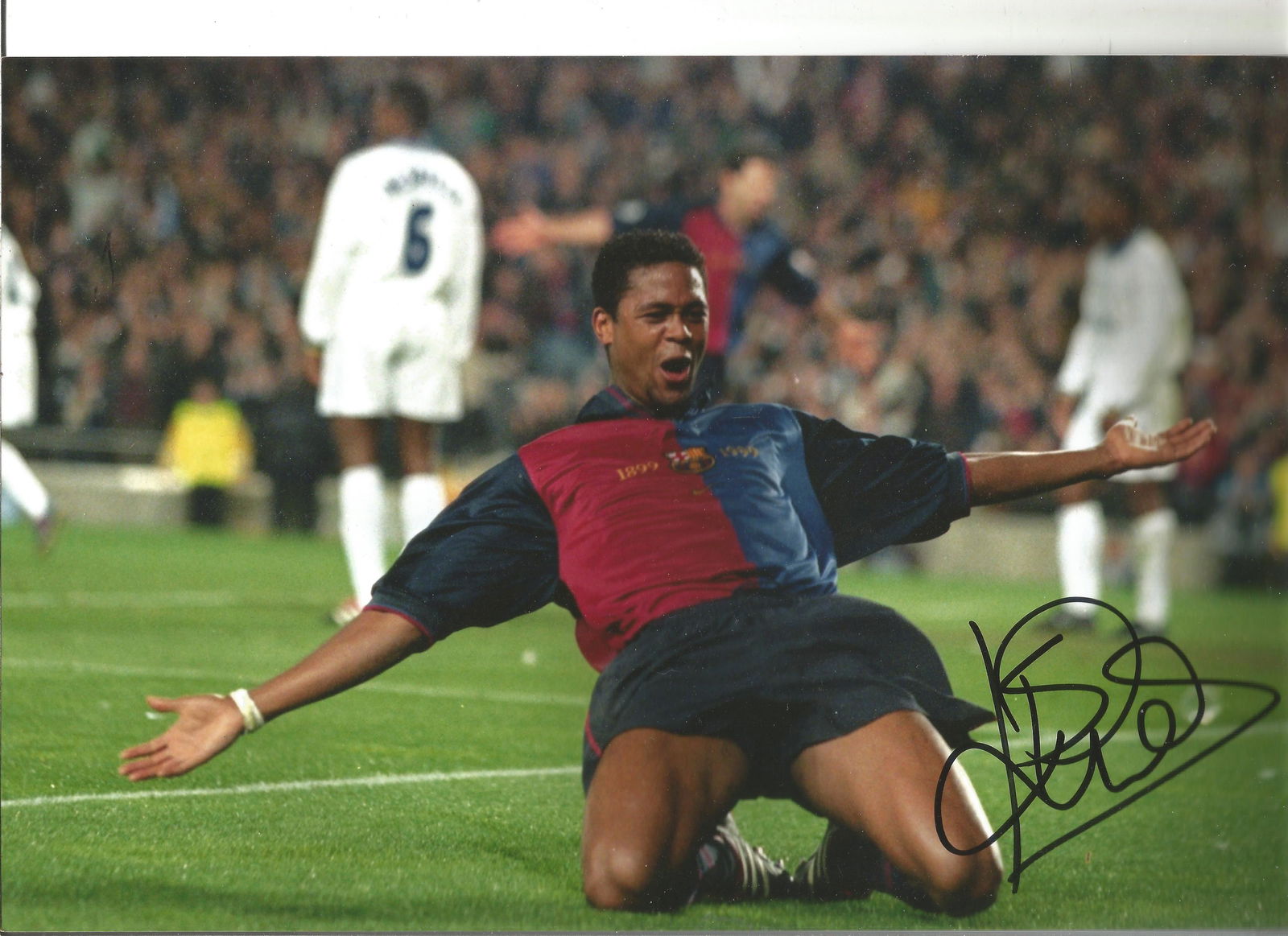 Football Patrick Kluivert signed 12x8 colour photo (1 of 1)