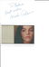 Brooke Adams signed album page. Comes with unsigned 6x4