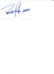 Rick Linnehan signed 5x3 white card. United States Army