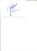 Jordan(Katie Price) signed white card with 10x8 colour