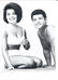 Frankie Avalon and Afuni signed cards with 10x8 black