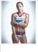 Jessica Ennis Hill signed white card with 10x8 colour