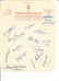 1952 Walsall FC headed sheet signed by 14 including