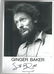 Ginger Baker signed 12x8 black and white photo. Good