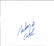 Mackenzie Crook signed white card. Good Condition. All