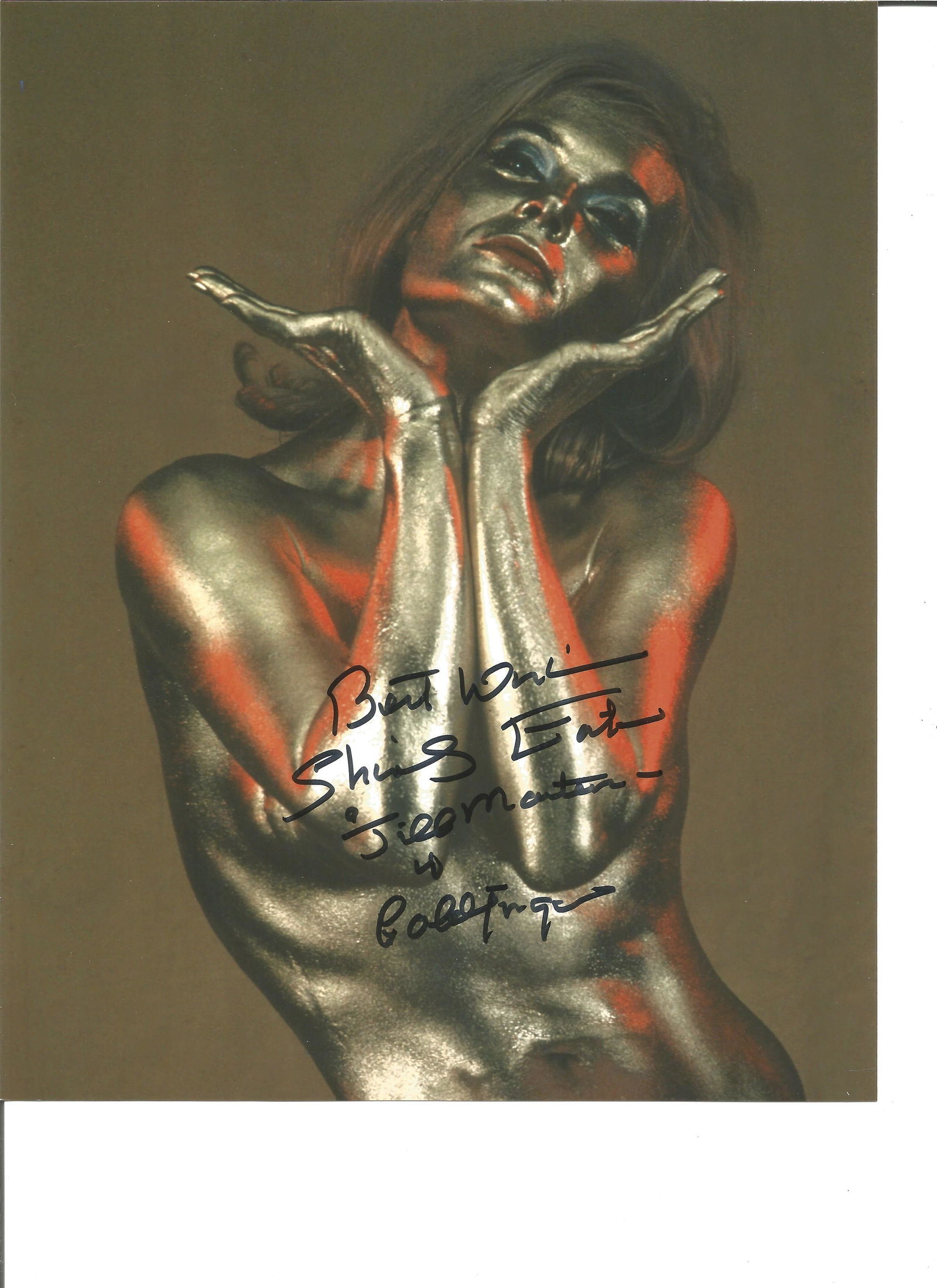 Shirley Eaton signed James Bond Goldfinger 10 x 8 inch (1 of 1)