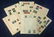 World stamp collection 6 loose sheets used countries