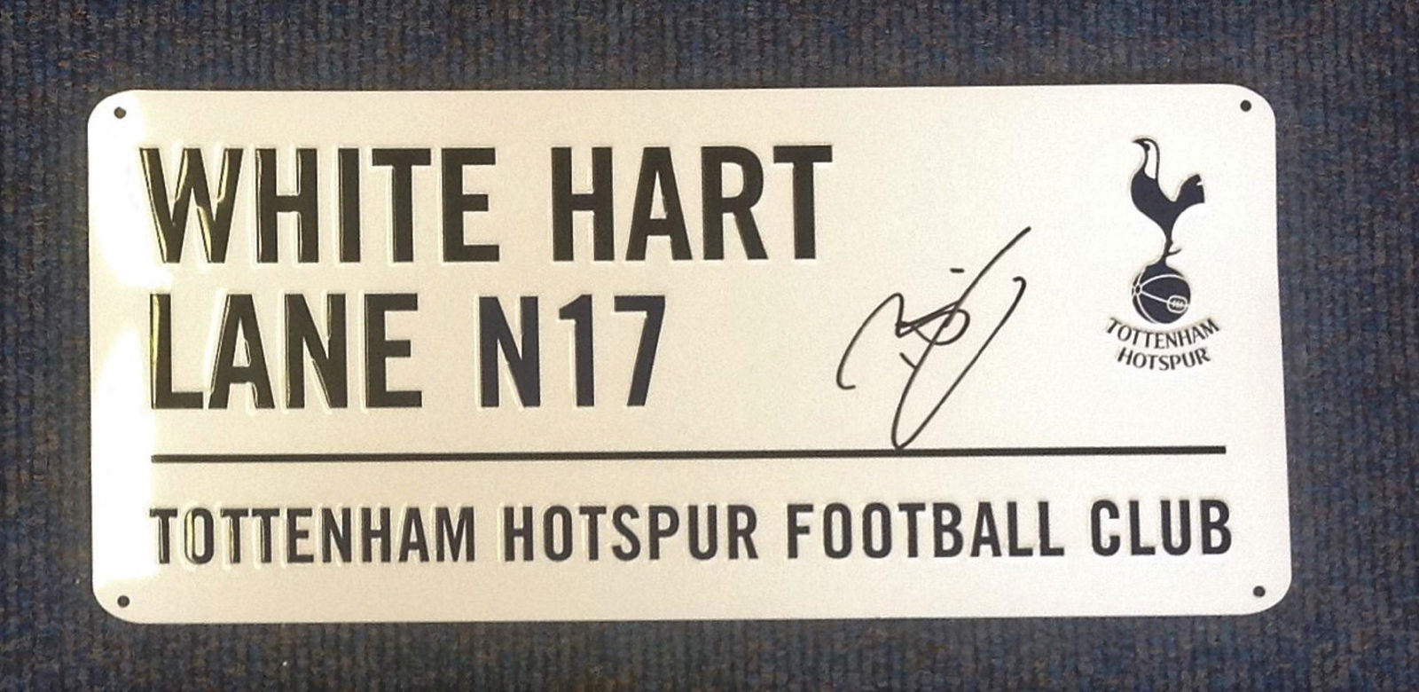 Dele Alli Signed Tottenham Hotspur White Hart Lane 7x16 (1 of 1)